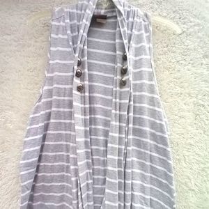 TORRID Sleeveless Open Front Cardigan